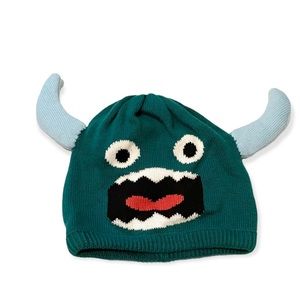 Gymboree Monster Beanie with Horns on top Size 0-12 months